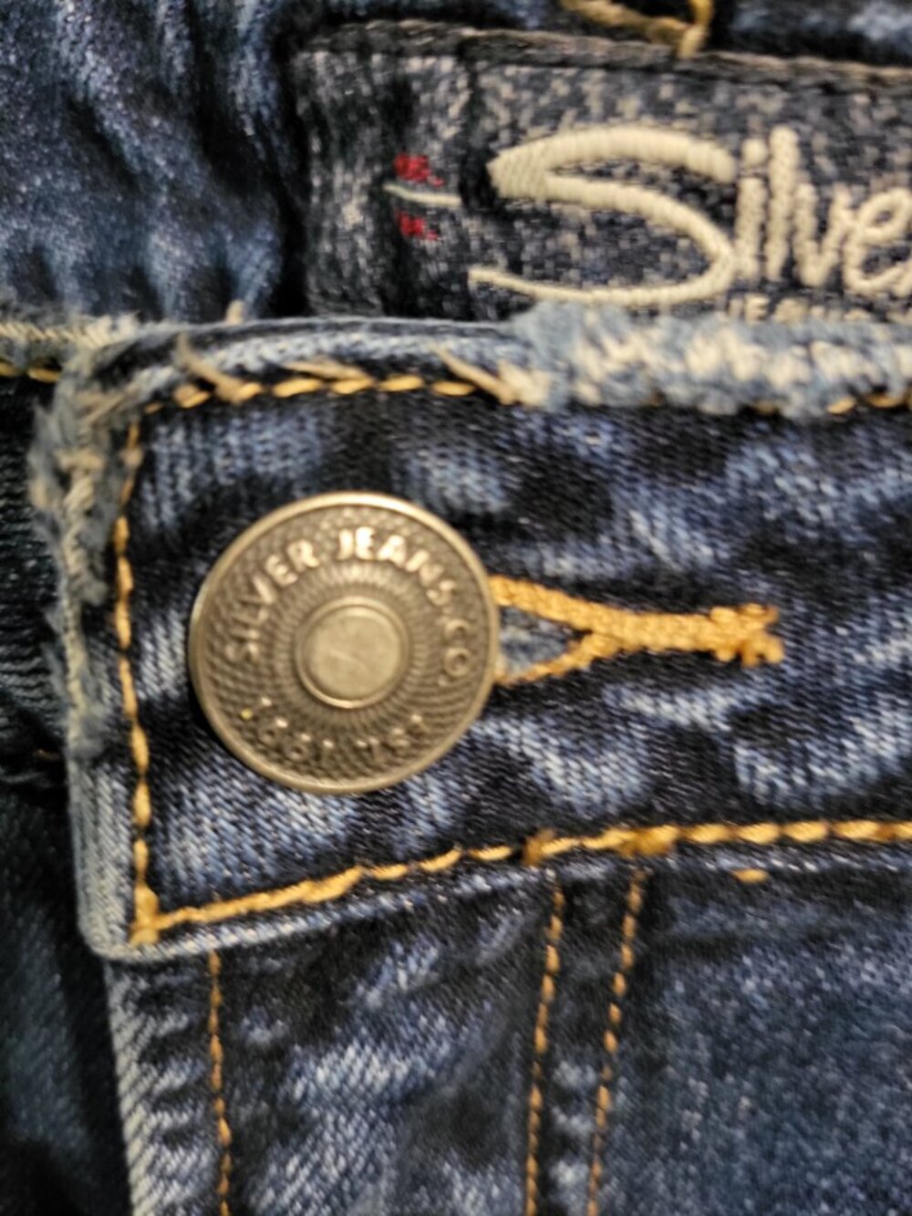 NWOT SILVER VINTAGE SLIM JEANS SZ 16 - Picture 3 of 10